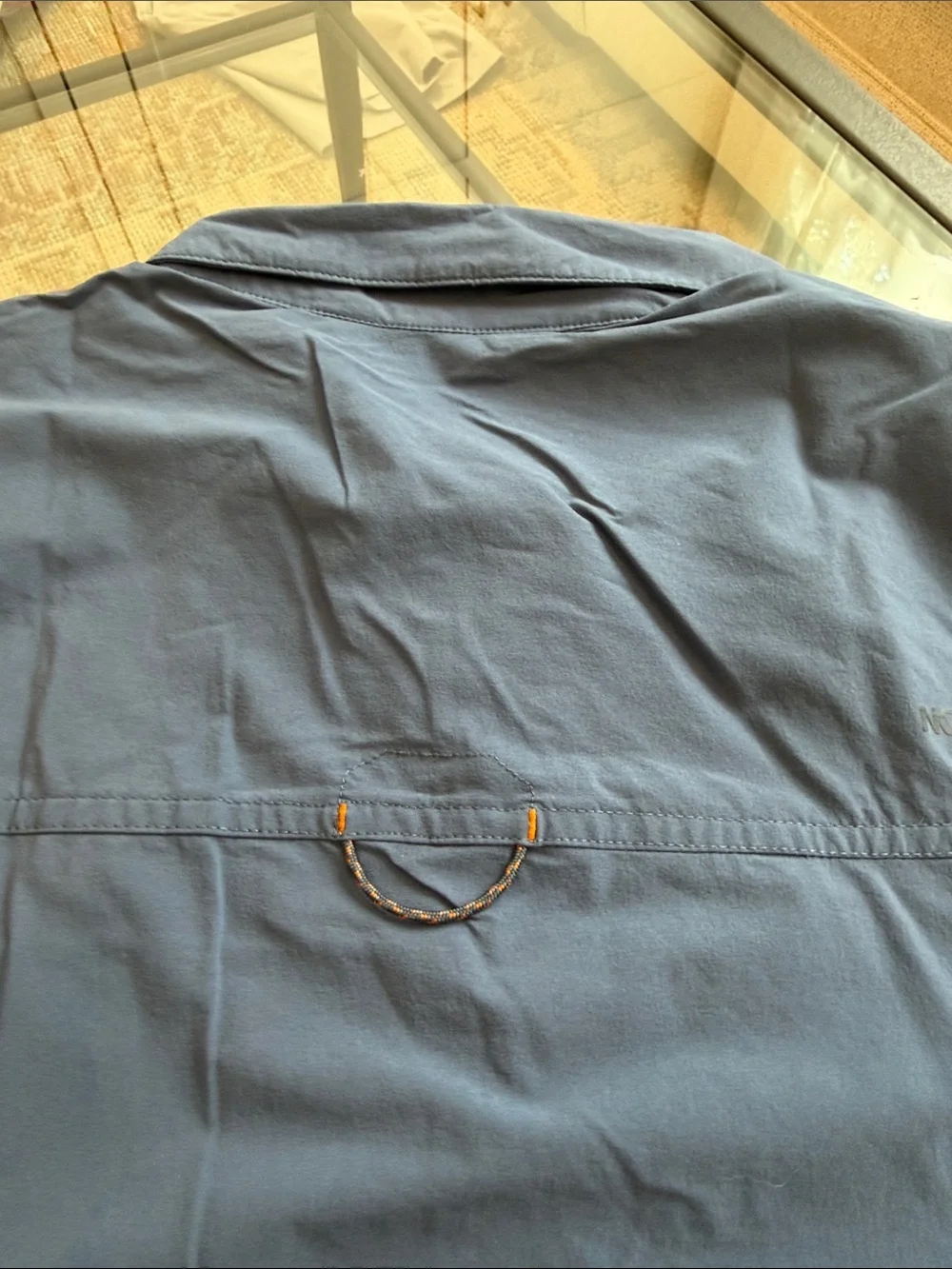 The North Face Men’s Blue Short Sleeve Button-Down Shirt